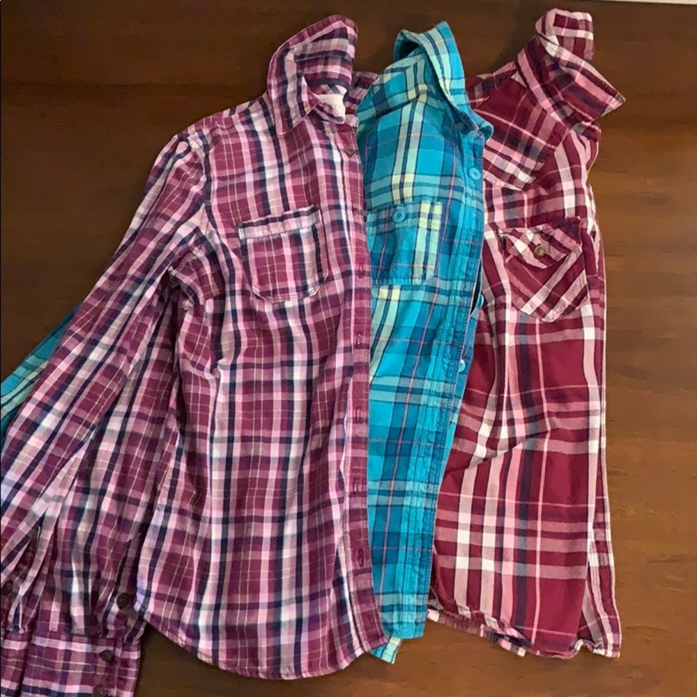 Aeropostale Button Down Flannels
